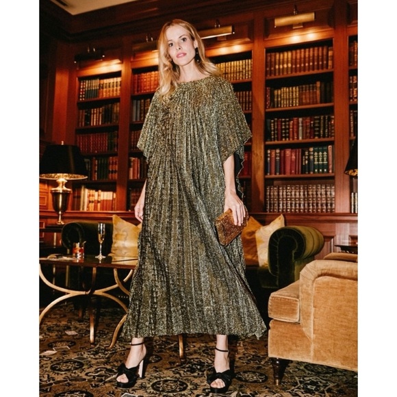 TUCKERNUCK Grecian Gold Sevyn Dress NEW
